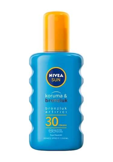 Nivea Sun Koruma & Bronzluk Arttırıcı SPF 30 Güneş Spreyi 200 ML