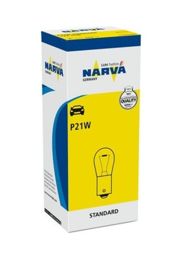 Narva Ampul 12V 21W 93 Tek Duy Düz Tırnak P21W