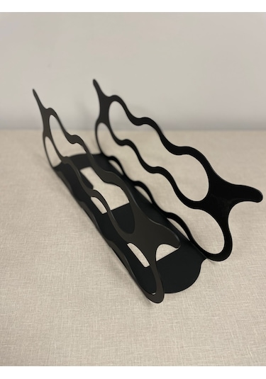 Api Design Dekoratif Metal Şarap Rafı 7'li