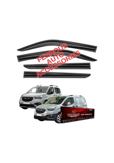 Opel Combo Ferrous Cam Rüzgarlığı 4lü 2019 Ve Üstü