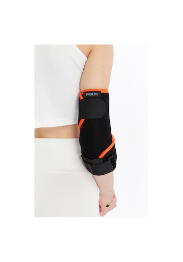 Prolife Ortopedi Tenisçi Golf'çü Fitness Spor Dirsekliği Siyah-turuncu