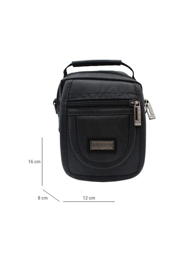 Mergenshoes Svn Sv68 Siyah Polyester Kumaş Erkek El Omuz Çantası Siyah