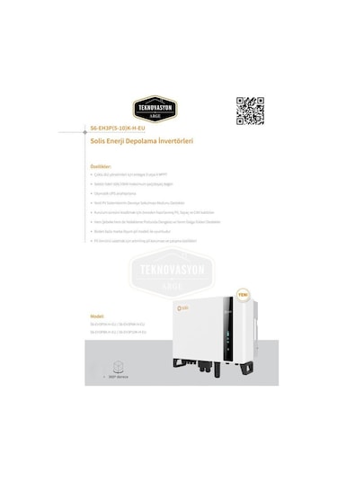 Solis S6-eh3p-10k Hybrıd Inverter