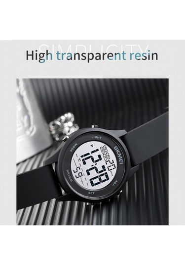 Xindoker Skmeı 1758 Spor Akıllı Saat - 100m Su Geçirmez, Kronometre, Alarm, Gösterge Işığı, Gün/ Tarih, Unisex, Lacivert Çok Renkli