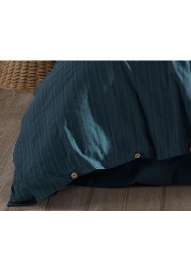 Limasso Gofre Çift Kişilik Nevresim Takımı Paradiso Dress Blue