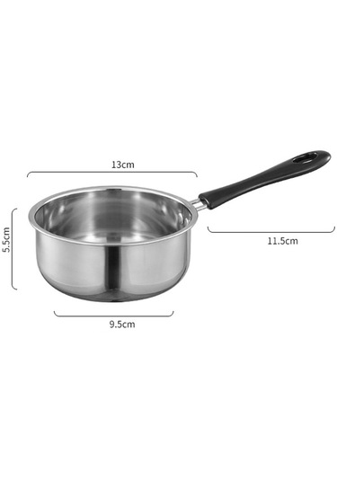 Homyl Rv Seyahat Mutfak Için Uzun Saplı Küçük Gümüş