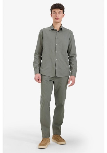 Defacto Regular Fit Normal Kesim Cepli Düz Paça Chino Pantolon D7349AX25SP Haki Defacto Regular Fit Normal Kesim Cepli Düz Paça Chino Pantolon D7349AX25SP Haki