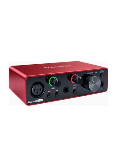 Focusrite Scarlett Solo 3. Nesil Usb Audio Interface 2000w Güç Çıkışı 2 Kanal Kompakt Tasarım