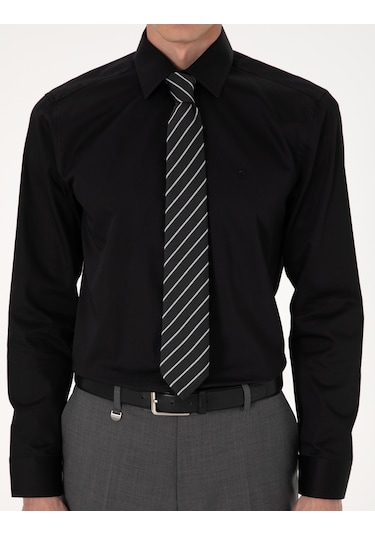 Pierre Cardin Erkek Siyah Gömlek Basic 50305127-vr046 Siyah