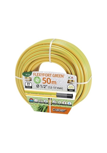 Claber 9133 Flexyfort Green Hortum 1/2 50M