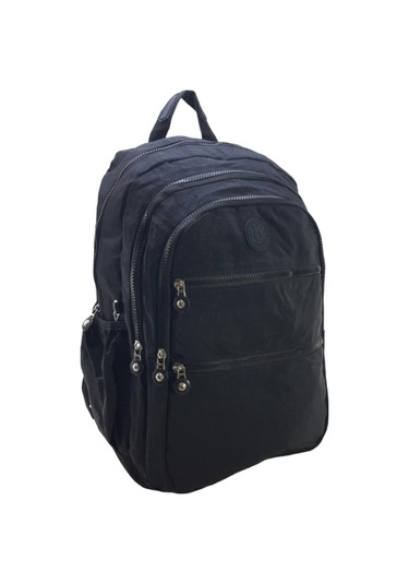 Klinkır Okul Çantası Lise Ortaokul Üniversite Hafif Kumaş Çok Cepli Kadın Sırt Çantası 001