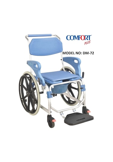 Comfort Plus Dm72 Banyo ve Tuvalet Özellikli Tekerlekli Sandalye