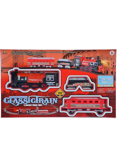 Pasifik Toys Classictran 20 Parça Işıklı Ve Sesli 3lü Tren Seti 227