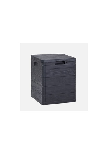 Bahçe, Balkon, Havuz Depolama Sandığı 90 Litre Antrasit Kompakt & Dayanıklı Saklama Sandığı Antrasit