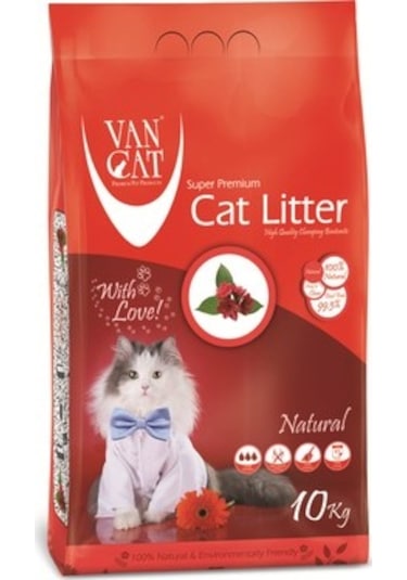 Vancat Natural Cat Litter İnce Taneli Kedi Kumu 10 KG