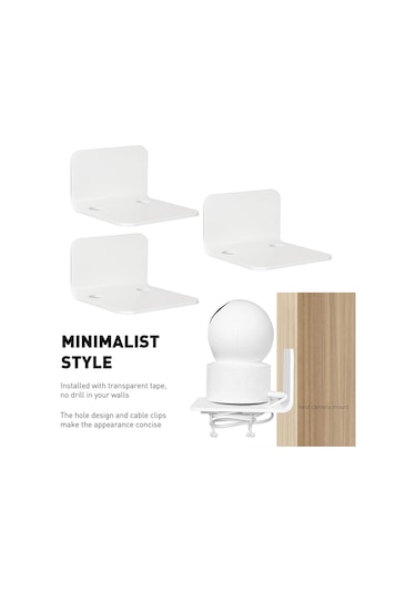 Suntek Akrilik Yüzer Raflar Koleksiyon Bitkileri Beyaz Için