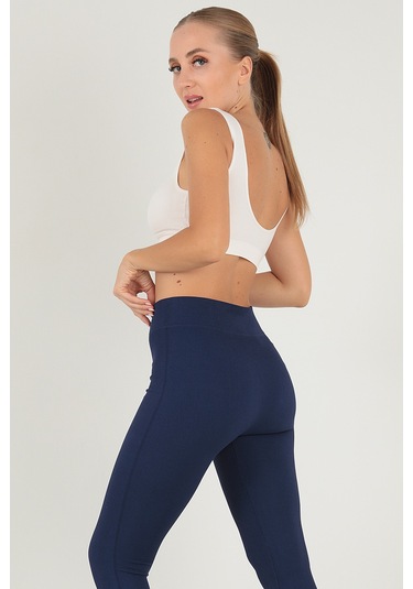 Doremi Seamless Kalın Askılı Spor Sütyen ekru