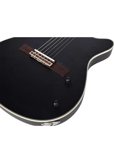 Tayste Cg-100eq Bk Silent Elektro Klasik Gitar