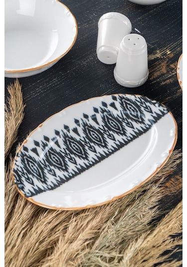 Snow 6 Kişilik 23 Parça Porselen Yemek Takımı