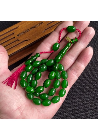 8x11 mm Beyzi Yeşil Antik Döküm Katalin Baga