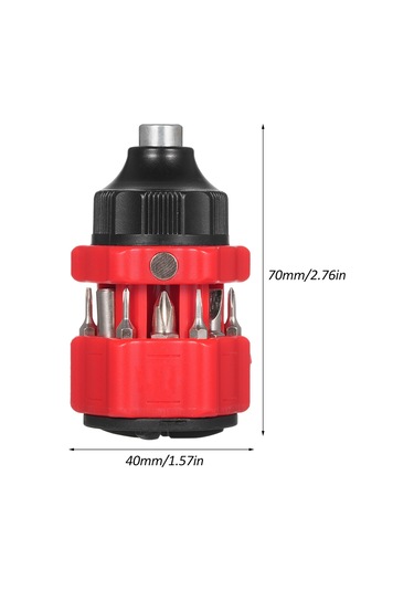 Moveevo 12'li Çok Amaçlı Mini Tornavida Seti - Taşınabilir Tamir Ve Montaj Aracı