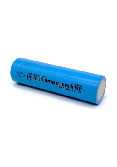 Eve 18650 3.7v Volt 2550 Mah 26v Lityum Şarj Edilebilir 10 Adet Pil Batarya
