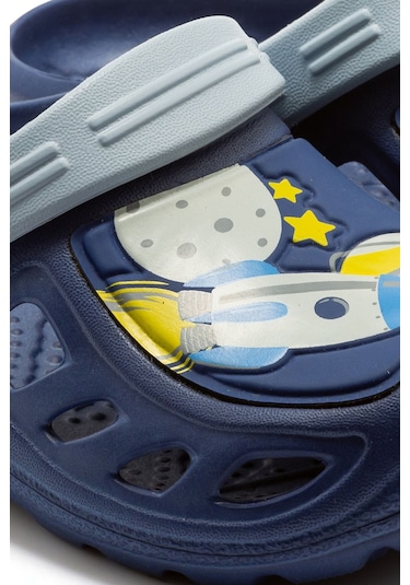 Twigy Jim Çocuk Sabo Terlik Lacivert 30/35 DD1002 Lacivert