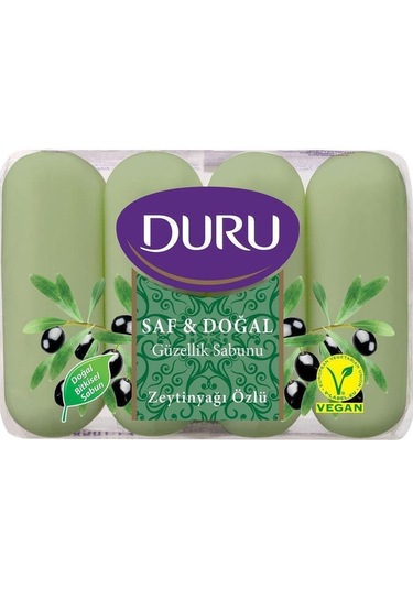 Güzellik Sabunu Saf&doğal Zeytinyağı Özlü 4 Lü 4x70 280 Gr Diğer