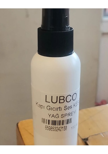 Lubco Kapı Menteşe Gıcırtı Ses Kesici Püskütme Sıvı Gresyağ Sprey 150 ML