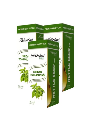 Hekimhan Bitkisel Isırgan Tohumu Yağı 3 x 20 ML