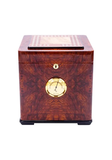 Cohiba İspanyol Sedir Humidor Puro Kutusu Ceviz 60s