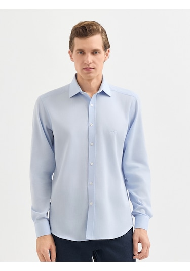 Karaca Erkek Slım Fıt Gömlek-açık Mavi 11.25w.04.011 Açik Mavi