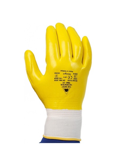Bestguard Tbw31 Tam Kaplı Sarı Eldiven