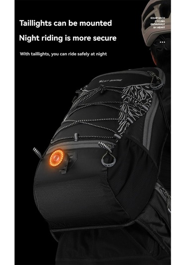 Jeehugo 16l Outdoor Bisiklet Ve Yürüyüş Sirt Çantasi, Oxford Kumaş, Hafif, 470g, Farkli Renkler Siyah-yesil Yeşil