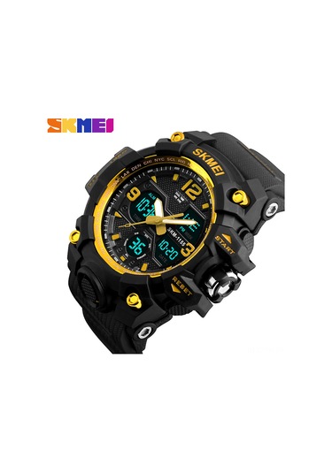 Anı Güzellik Erkeklerin Büyük Su Geçirmez Elektronik Saati, Moda Çok Fonksiyonlu Açık Hava Spor Saatleri, Spor Saati, Öğrenci Saati 1155b Siyah. Çok Renkli