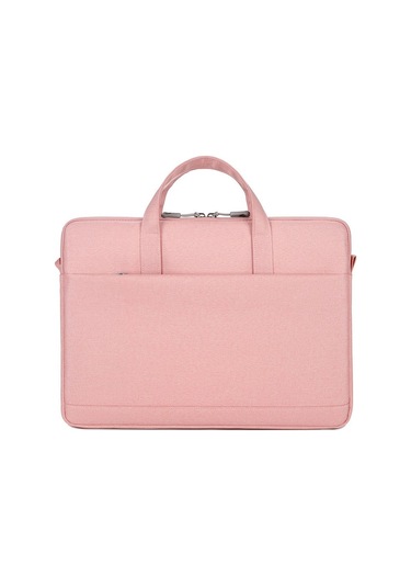 Macbook, Apple Ve Xiaomi 15 İnç Bilgisayarlar İçin Uygun Oxford Kumaş Dizüstü Bilgisayar Çantası. Pembe