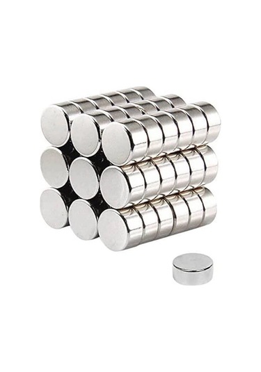 100 Lü 8x3mm Yuvarlak Neodyum Mıknatıs
