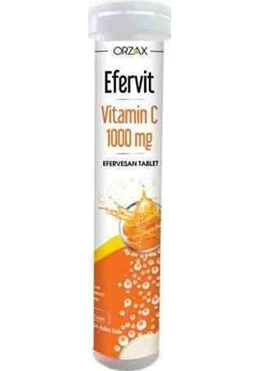 Orzax Efervit Vitamin C 1000mg 20 Tablet
