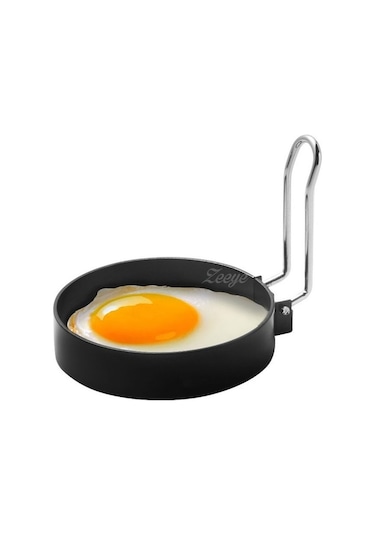 Ganzhoushop Yuvarlak Yumurta Yapışmaz Sprey Sones Omlet Modeli Kalıbı Halkası Demir Döküm Pratik Mutfak Aleti Oi Diğer
