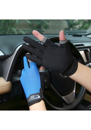 MSO Outdoor Silikonlu Kaymaz Olta Bisiklet Fitnes Sürücü Eldiven