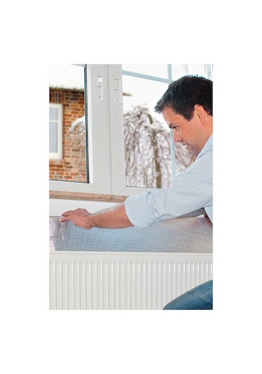 5 Adet Kalorifer Peteği Arkasına Alüminyum Folyo Metalize Plaka Petek Arkalığı Isı Yalıtım Levhası