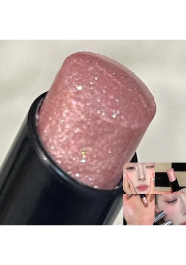 Pırıltılı Fosforlu Çubuk Doğal Elmas Glitter Beyaz Vurgu Göz Farı Kalem Kontur 02 01