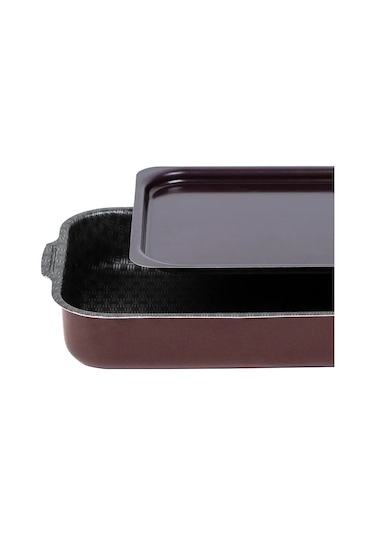 Kalitva Kapaklı Pişirme Kabı 342096691 Bordo