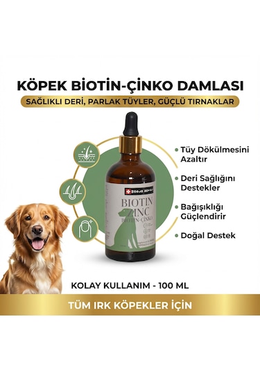 Köpek Bağışıklık Biotin Çinko