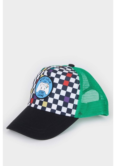 DeFacto Erkek Çocuk Desenli Dokuma Cap Şapka Z3682A625SMKR1