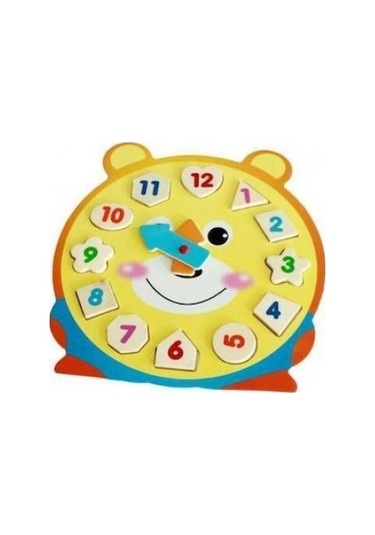 Ahşap Köpekçik Butak Saat Puzzle