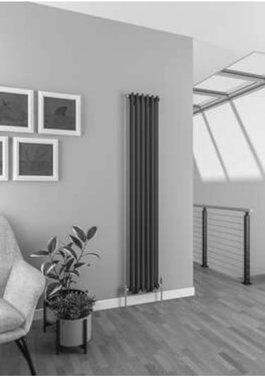 Warma Focha Dikey Çelik Radyatör 310x1800 Pütürlü Antrasit 7946