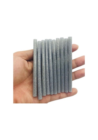 Venturemart Renkli 7 Gümüş Simli Sıcak Tutkal Çubukları Yapıştırma Tabancası El Sanatları Tele