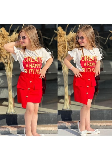 Kız Çocuk Full Lyc Süprem Etekli Takım 51047 001