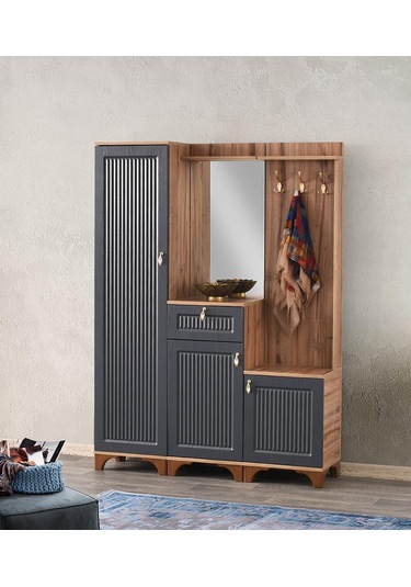 Hayal Membran Askılıklı Portmanto 135x36x186cm Beyaz